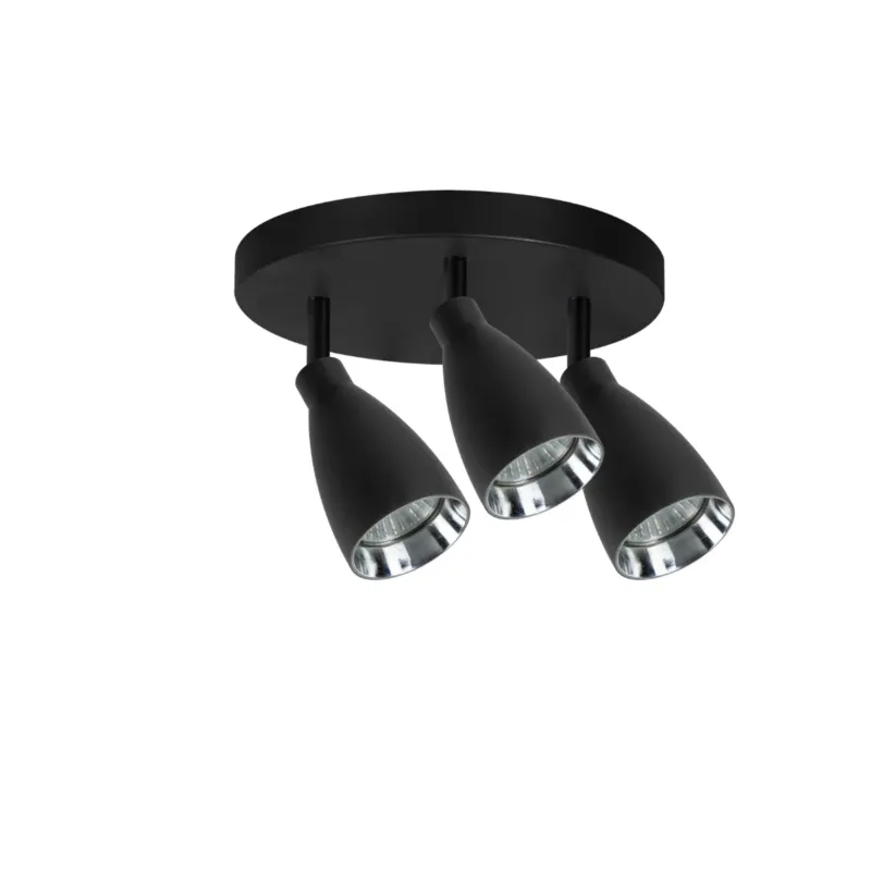 Zamów teraz Plafon Light Prestige Campana czarny 3 x GU10 1 szt. -
