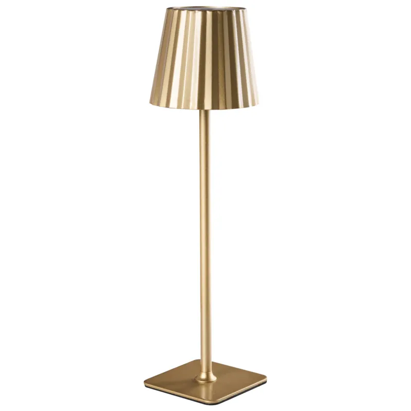 Bezprzewodowa lampa stołowa LED ABARO Ze ściemniaczem Metal Złoty - Hit cenowy