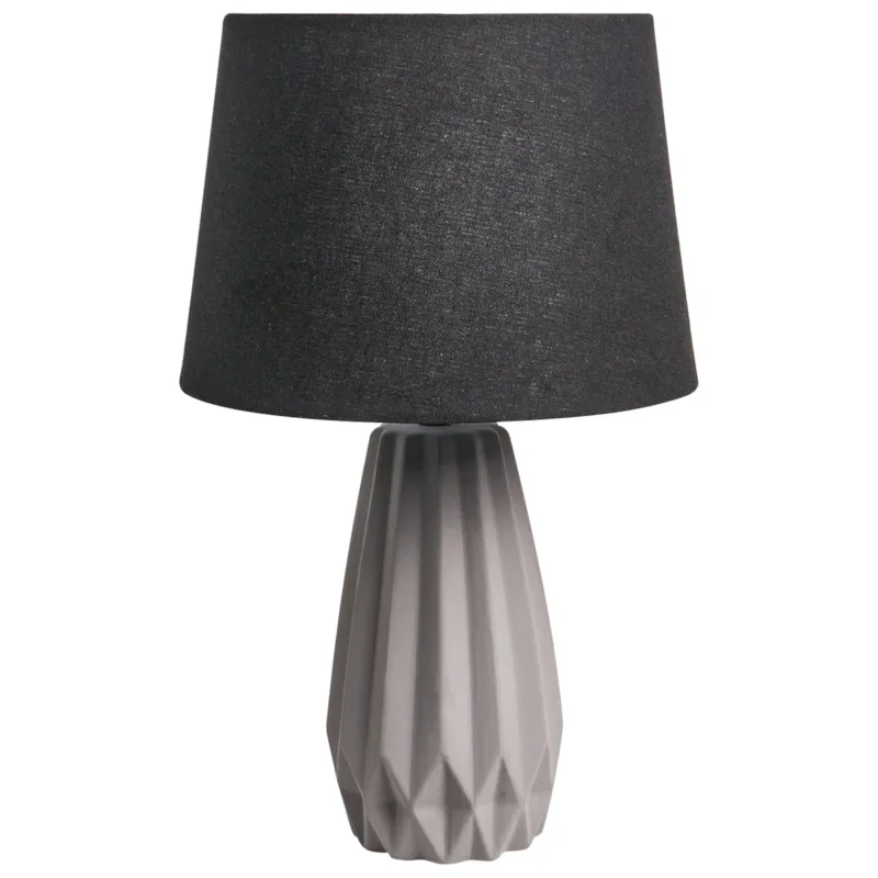 Bezpieczne zakupy Lampa stołowa MONTAGUA Ceramika Szary -