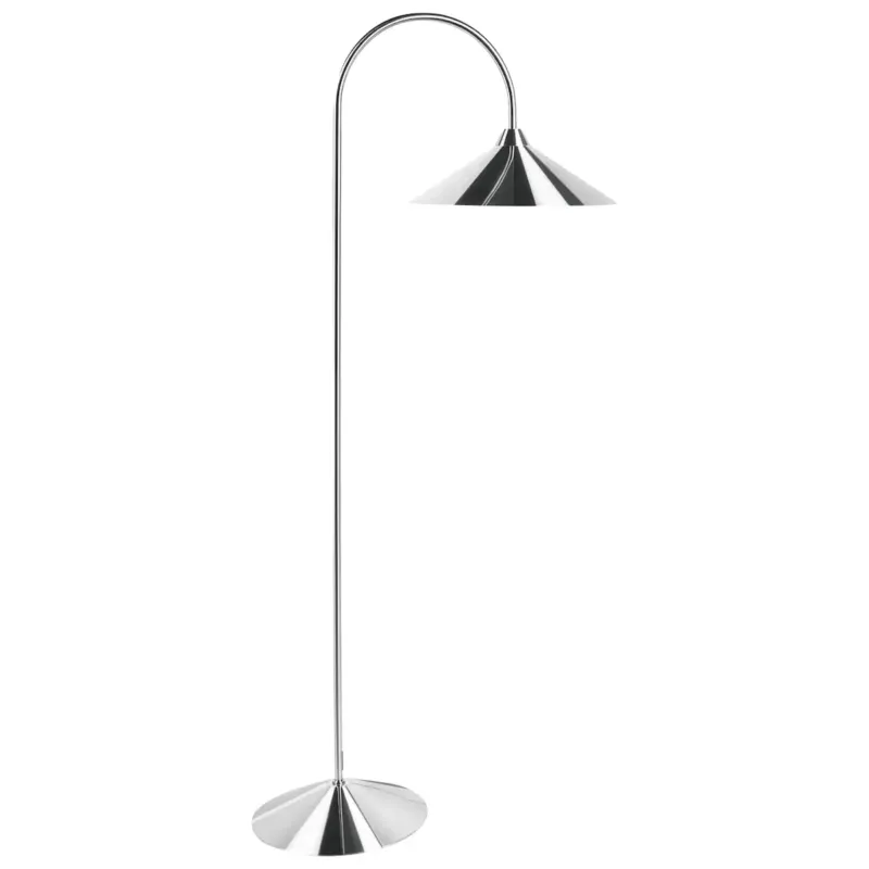 Hit sprzedaży Lampa podłogowa SAVEGRE Metal Srebrny -