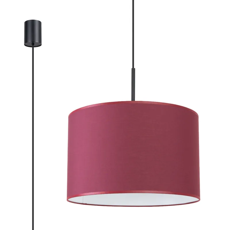 Lampa wisząca NEVIA burgund - Niska cena