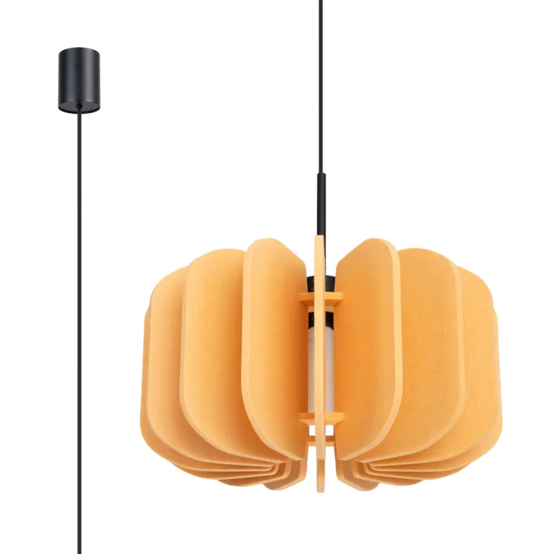 Lampa wisząca MULA 45 żółta - Dostępne od ręki