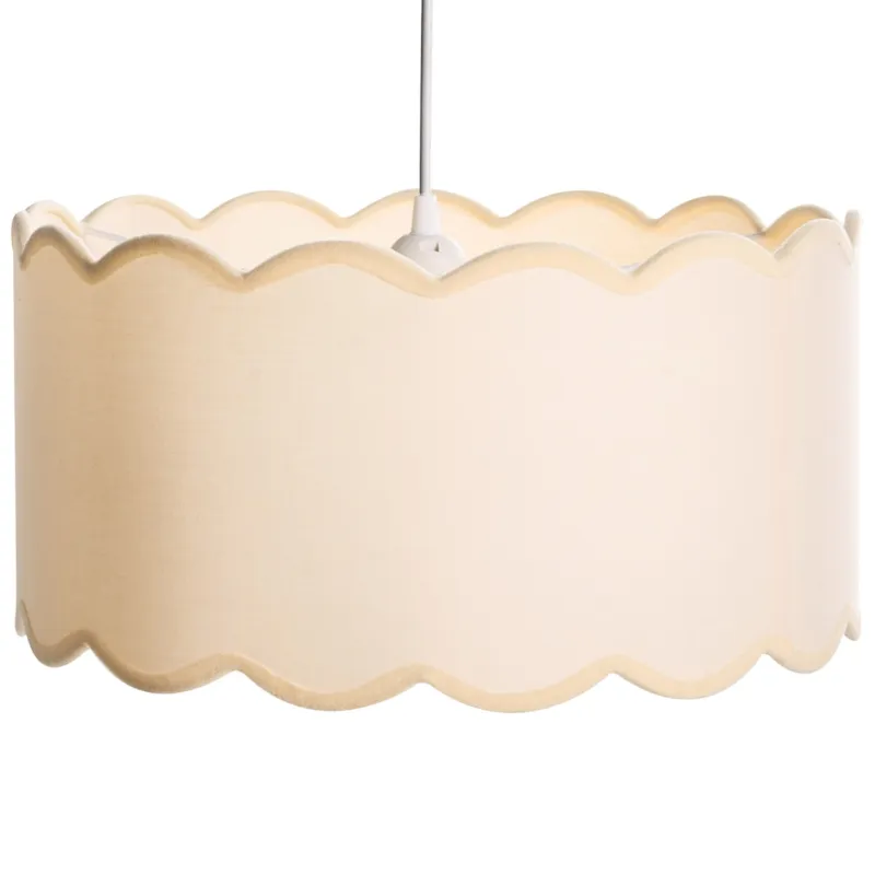 Wyprzedaż Lampa wisząca GAIREZI Metal Biały/ beżowy -