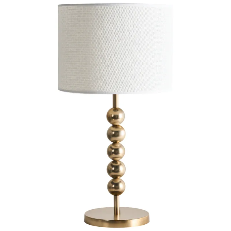 Lampa stołowa LOKY Metal Mosiężny - Wysoka jakość
