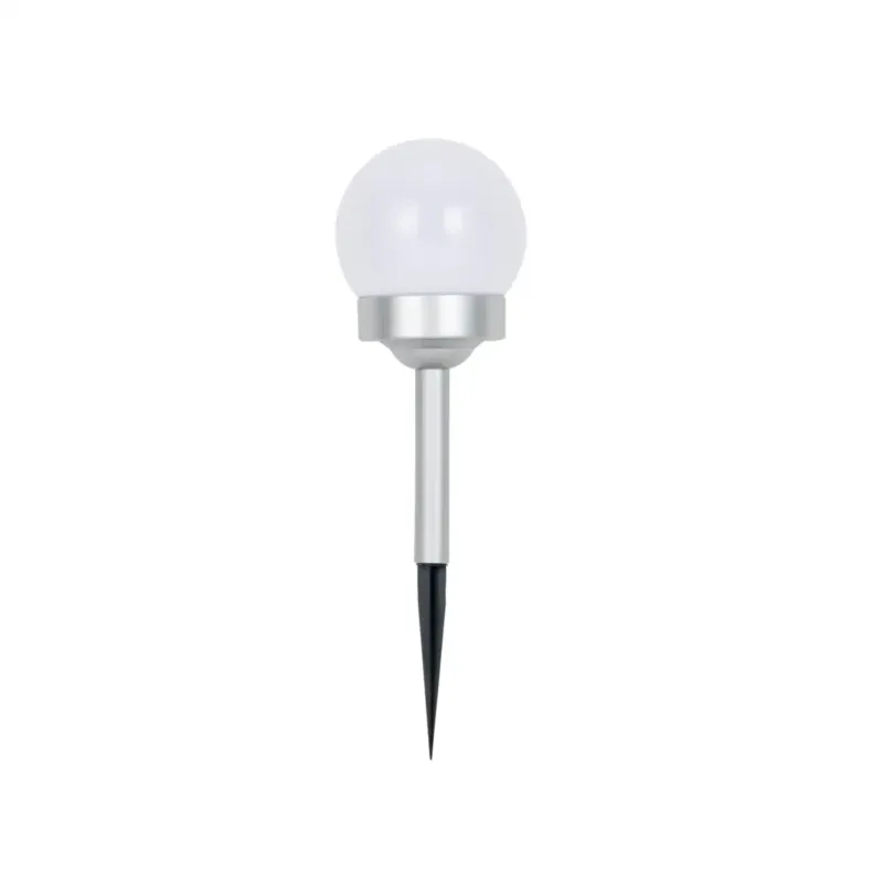 12X Lampa Solarna Kula 34Cm Ogrodowa Led Czujnik Do Ogrodu Świecąca Wbijana - Łatwy zwrot
