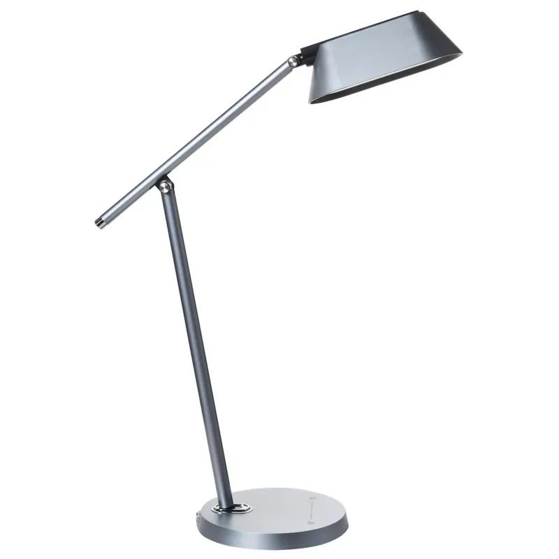 Darmowy zwrot Lampa biurkowa LED LEONIS Ze ściemniaczem Szary -
