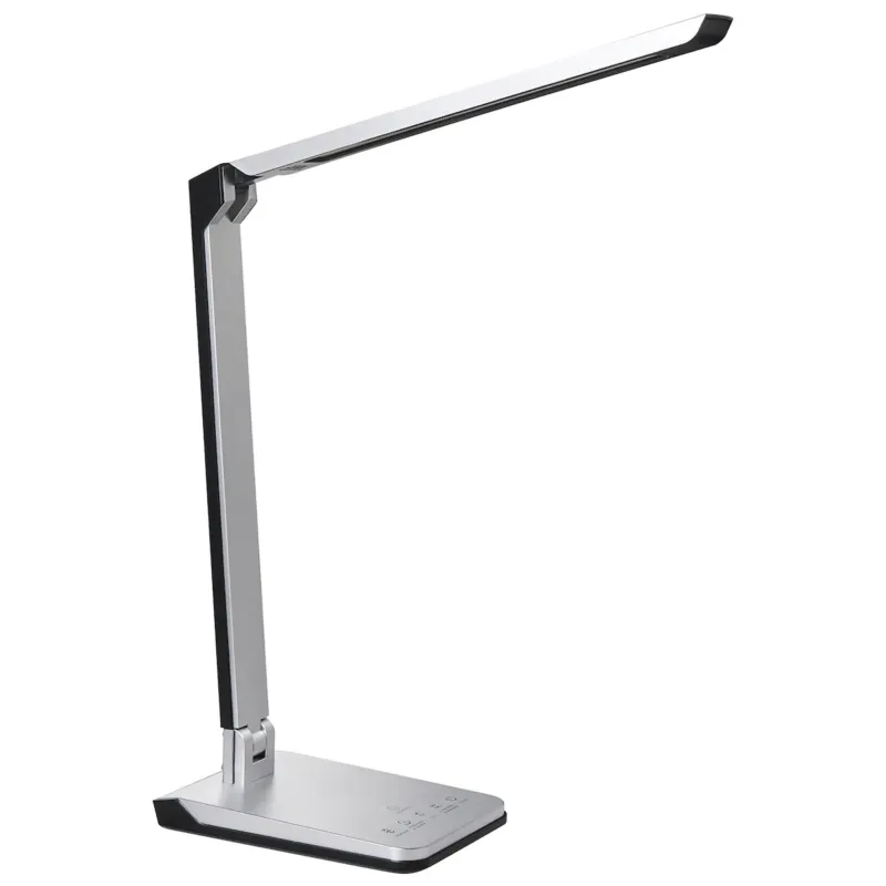 Nowość Lampa biurkowa LED PICTOR Ze ściemniaczem Srebrny -