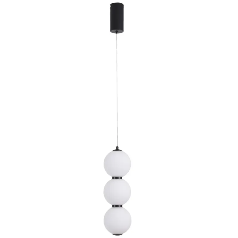 Lampa wisząca PERLA LED czarna 12 cm - Tylko dziś