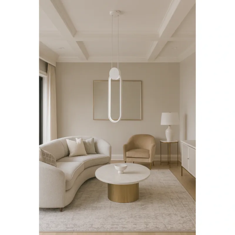 LAMPA WISZĄCA CASTORO BIAŁA - Ostatnie sztuki