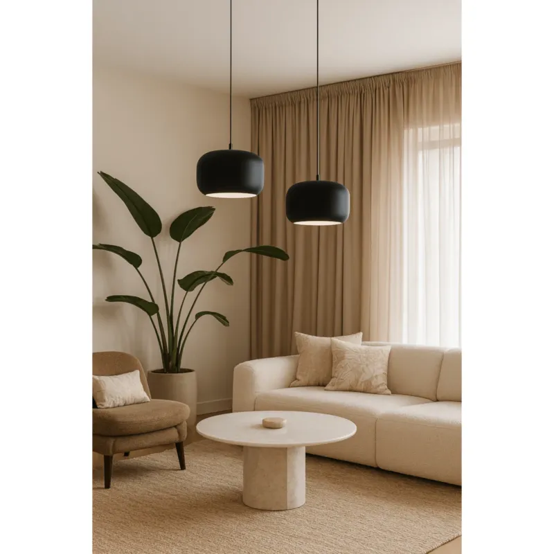 LAMPA WISZĄCA ALUMINIOWA ORIONIS L CZARNA - Sprawdź teraz