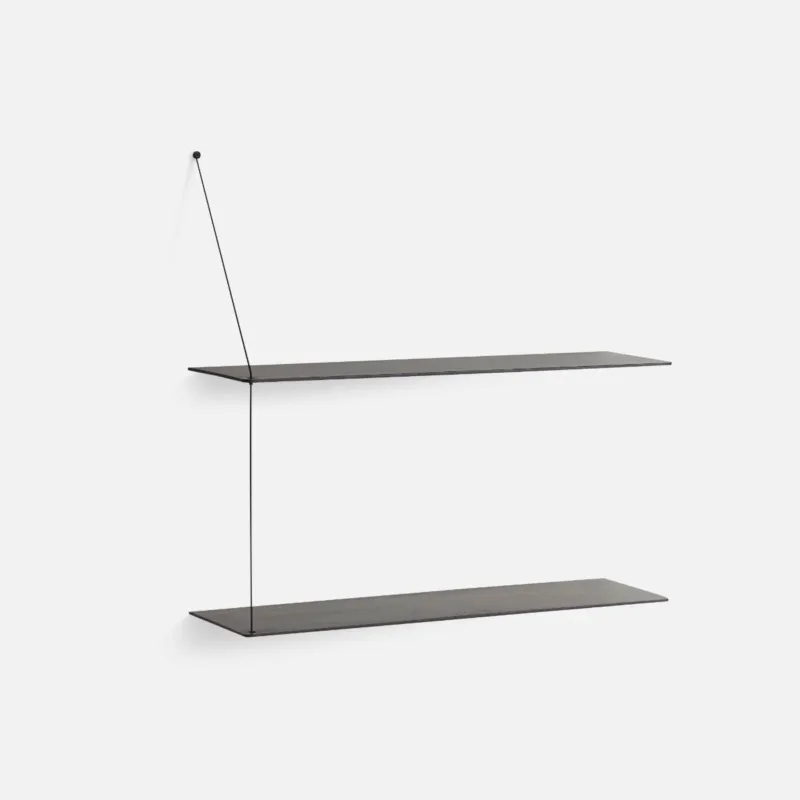 Tylko do końca tygodnia Półka wisząca Stedge Black Oak 80cm