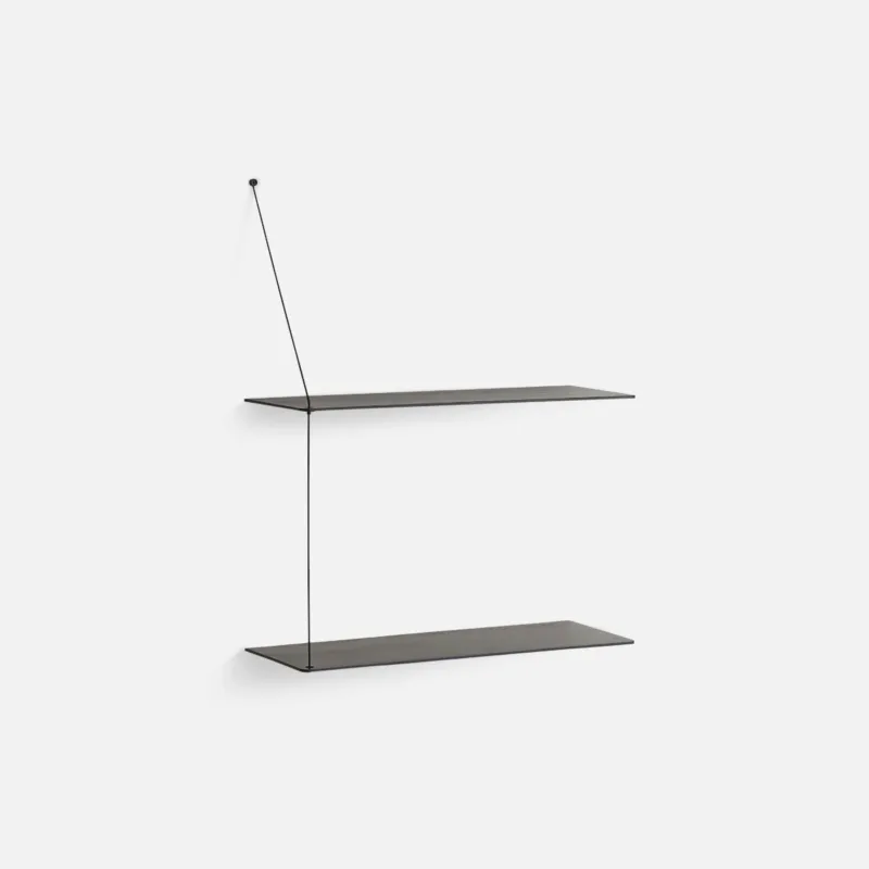 Półka wisząca Stedge 60cm Black Woud Bezpieczne zakupy