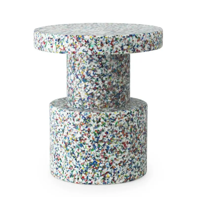 Stolik Bit Stool white multi Normann Copenhagen Tani