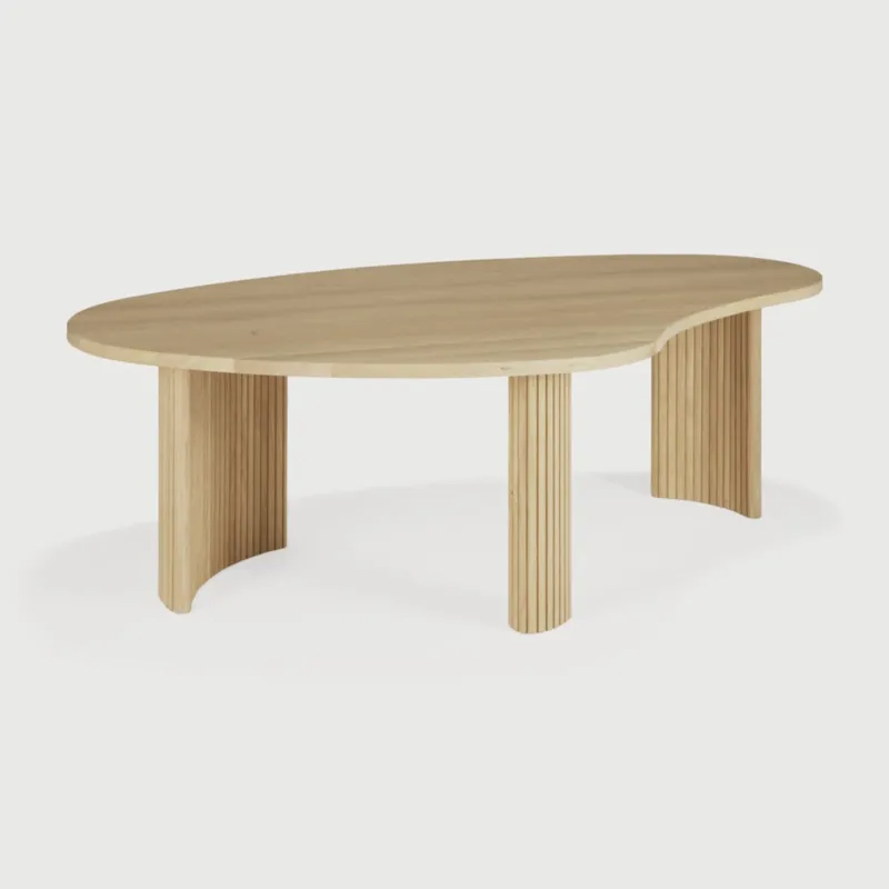 Stolik kawowy dębowy Boomerang 126cm Ethnicraft Wyjątkowa oferta