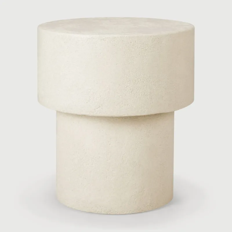 Wyjątkowa oferta Stolik Elements Microcement Off White Ethnicraft
