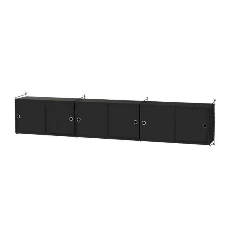 Łatwy zwrot System modułowy LD czarny jesion Living room