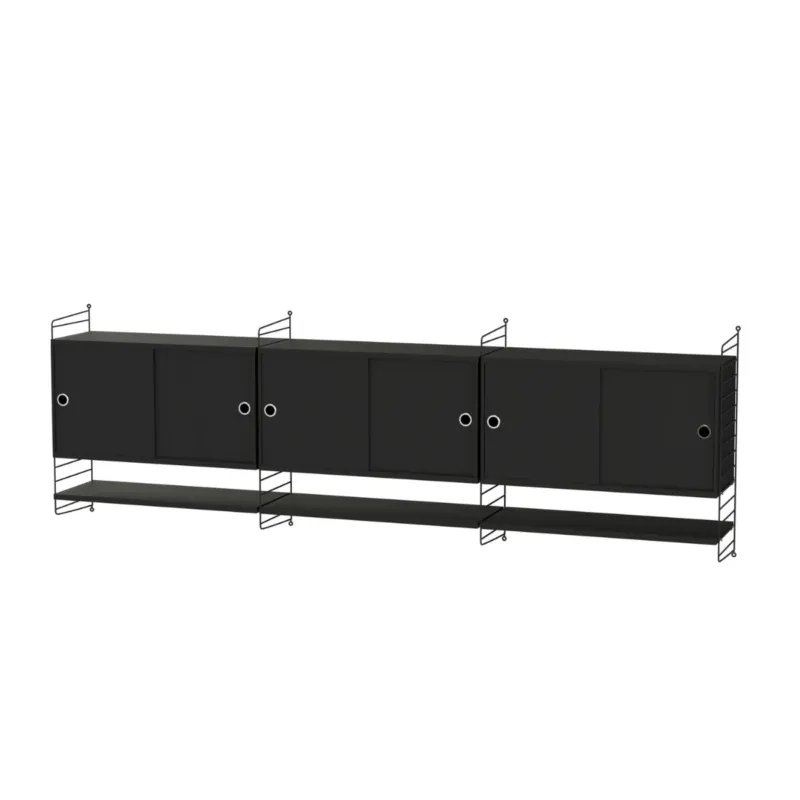 Wysoka jakość System modułowy LE czarny jesion Living room