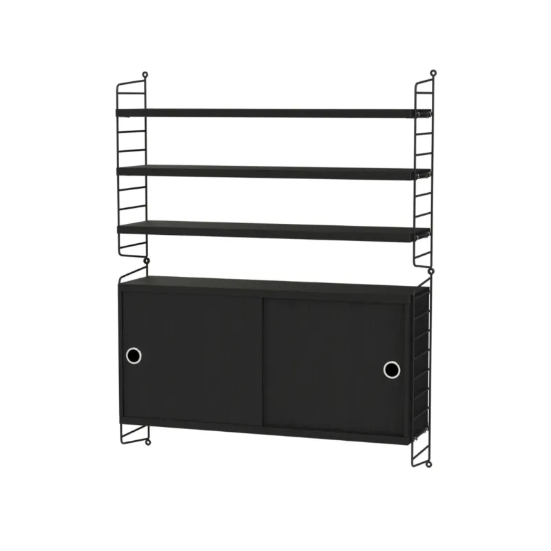 Oferta limitowana System modułowy LI czarny jesion Living room
