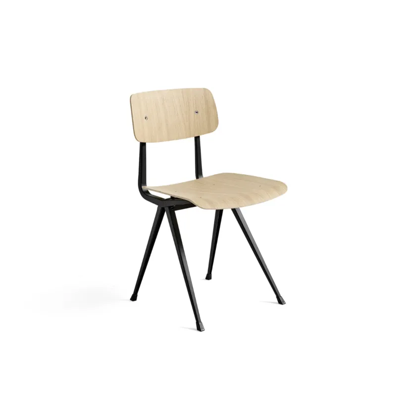 Premium Krzesło Result Oak Black Frame