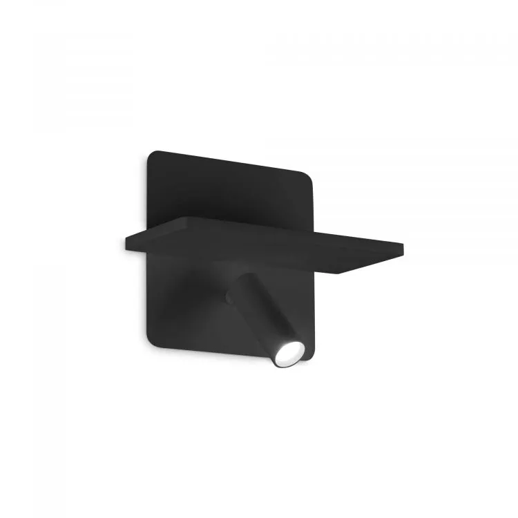 Nowy Lampa ścienna 1x11,5W 1200lm 3000K IP20 czarny