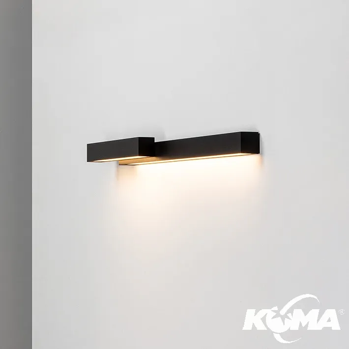 Dodaj do koszyka Kinkiet czarny 8,4W LED 2700K 1012 lm >90° CRI>95 IP44