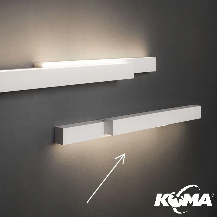 Kinkiet biały 12.6W LED 2700K 1485 lm 60° CRI>95 IP44 Wybór klientów