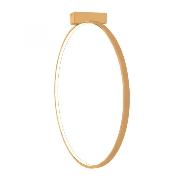 Premium Oprawa oświetleniowa kinkiet 87cm 26W 3000K złoty mat