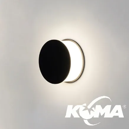 100 kinkiet czarny 8W led 3000K cri≥ 95 648 lm >90° IP44 ściemnialny Super okazja