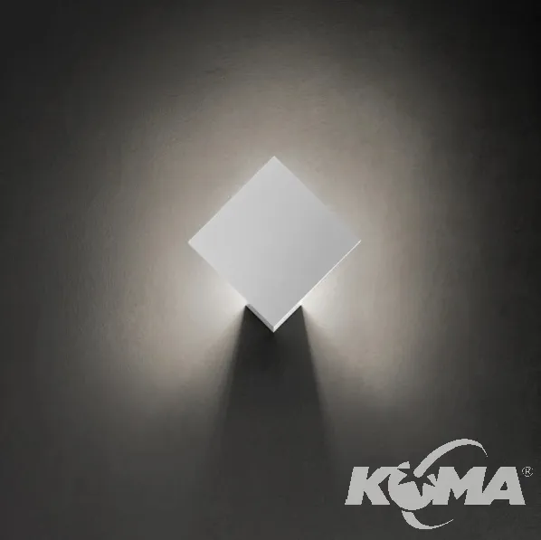 Premium Lampa ścienna/sufitowa biała mat 17W LED 3000K