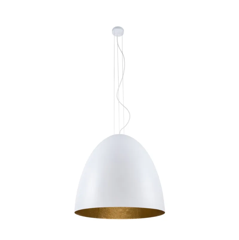 Sprawdź teraz Lampa wisząca EGG XL 9025 Nowodvorski 25W LED E27 Kompozyt Biały