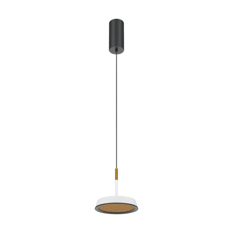 Bezpieczne zakupy Lampa wisząca El MOD041PL-L15WG3K Maytoni LEDx12W Aluminium/Aluminium Czarny/Biel i Złoto