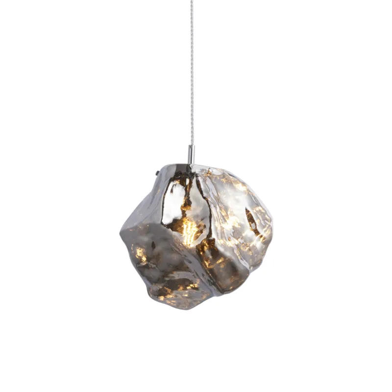 Lampa wisząca Endon Rock 1x10W E27 Stal Chrom Obniżka ceny