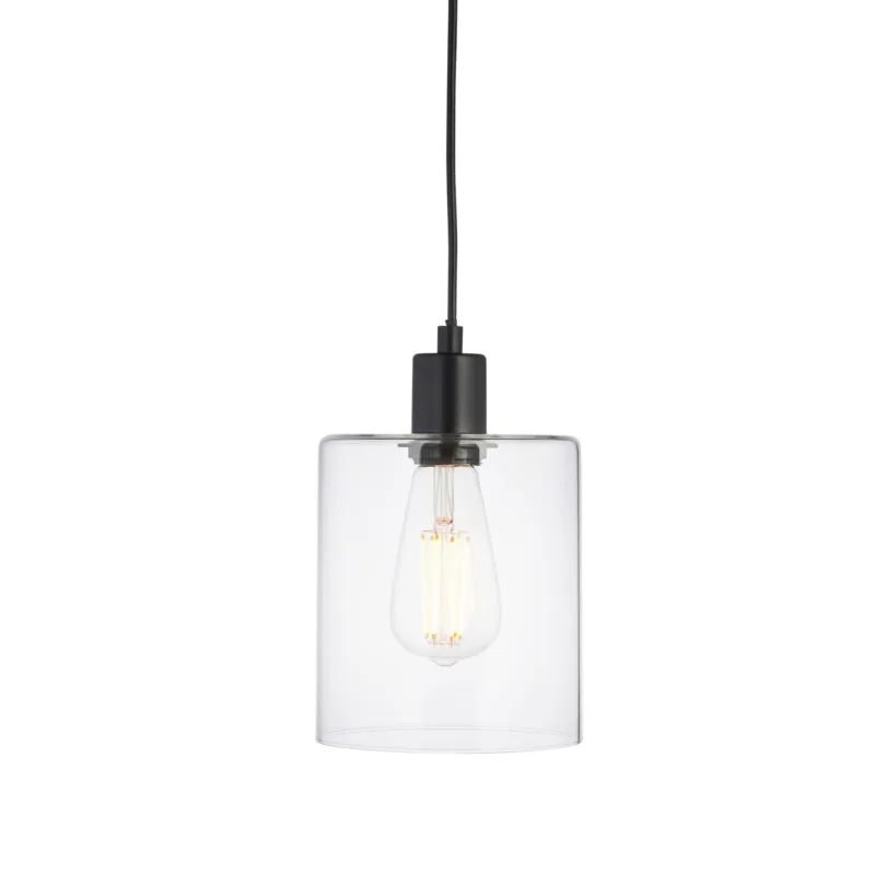 Lampa wisząca Endon Toledo 1x10W E27 Stal Czarny Najlepsza cena