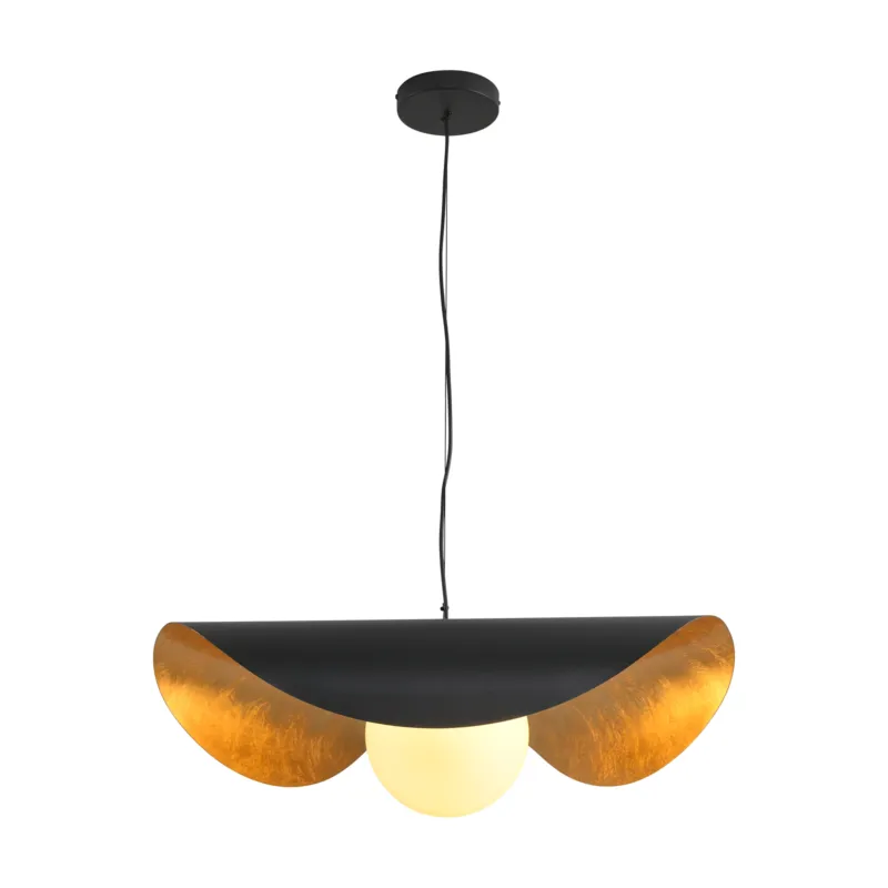 Ostatnie sztuki Lampa wisząca Enzo ST-F22020601-D60 black Step into Design 1xE27 40W Aluminium Czarny Matowy