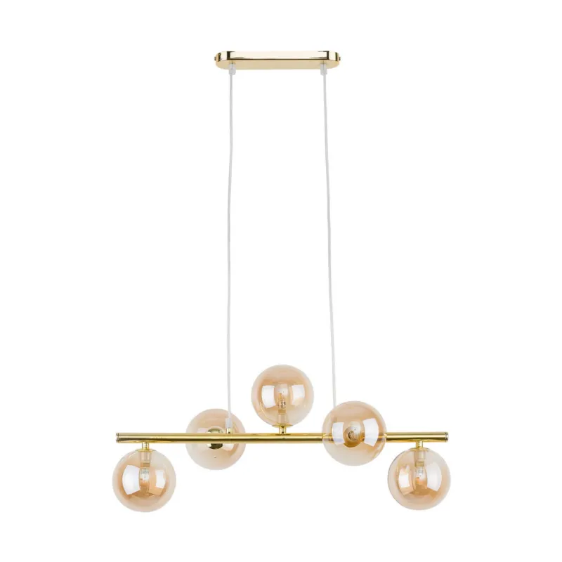 Lampa wisząca ESTERA 4549 TK Lighting 5xG9 6W Szkło Biały Wybór klientów