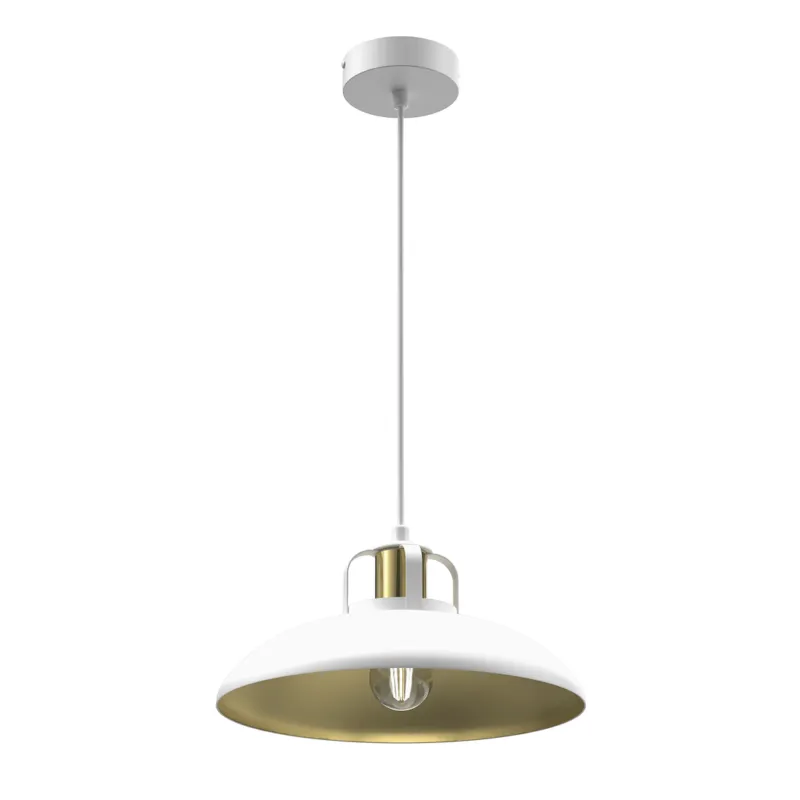 Cena promocyjna Lampa wisząca FELIX MLP7704 Milagro 1xE27 Metal Biel / Złoto
