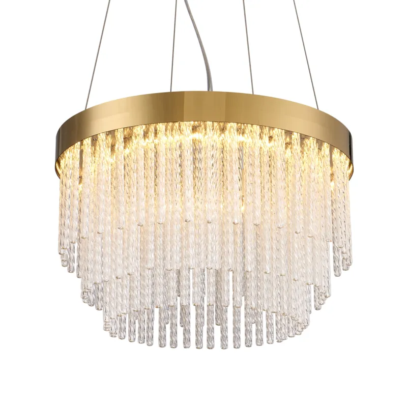 Bezpieczna płatność Lampa wisząca Gloria ST-DL8510 Step into Design 1xLED 25,6W Metal/Kryształ Szklany K9 Złoty