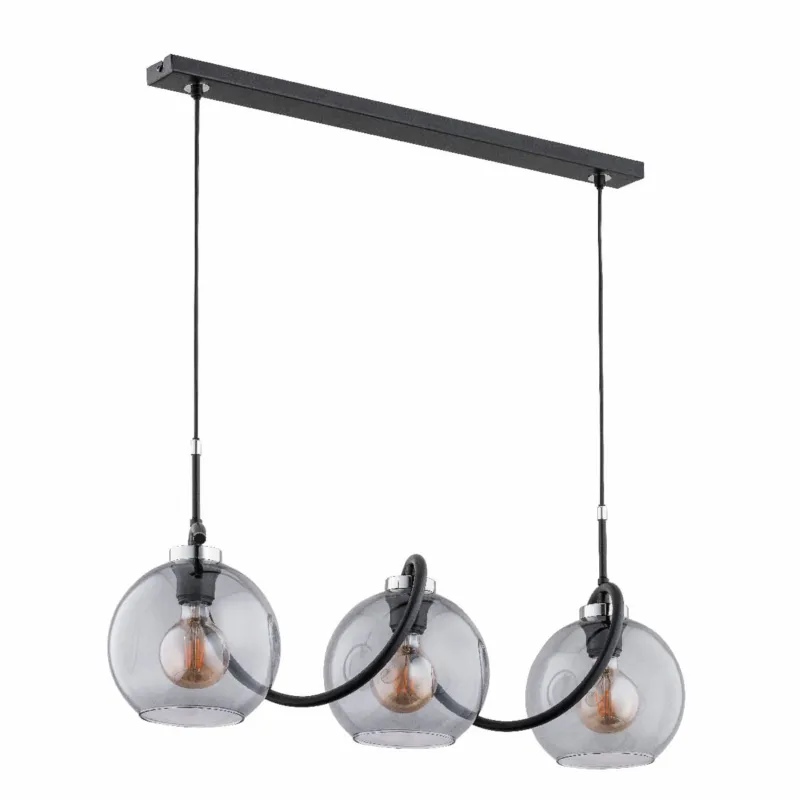Sprawdź teraz Lampa wisząca Gotta 62197 Alfa 3xE27 LED Metal Czarny - Chrom
