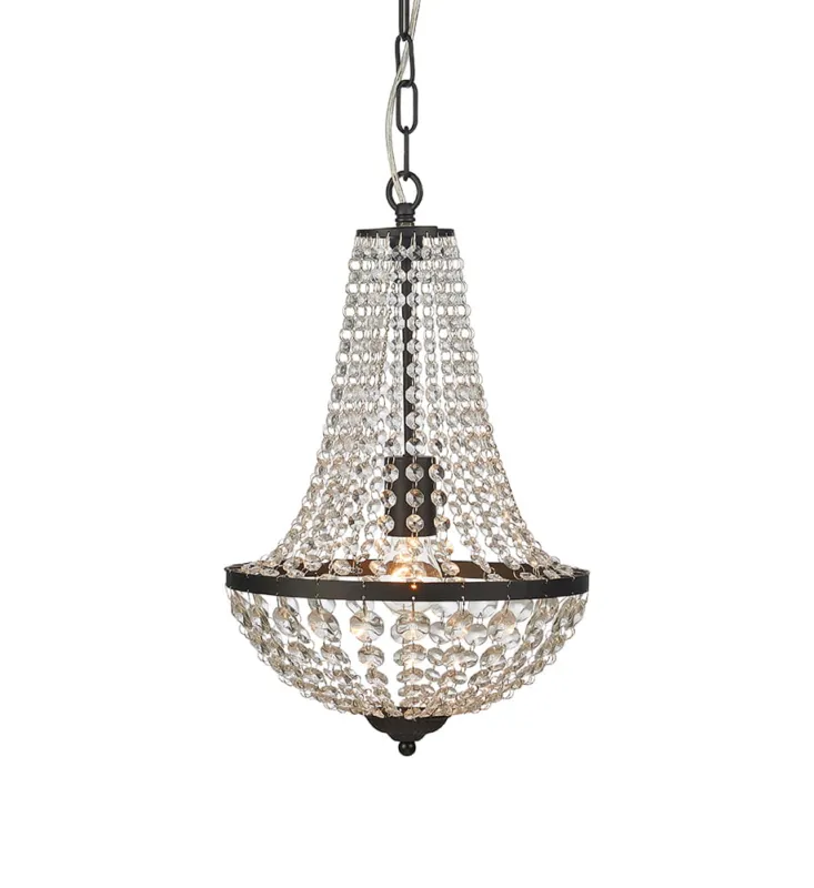 Lampa wisząca Gränsö 107026 Markslojd 1xE27 60W Czarny Przezroczysty Okazja