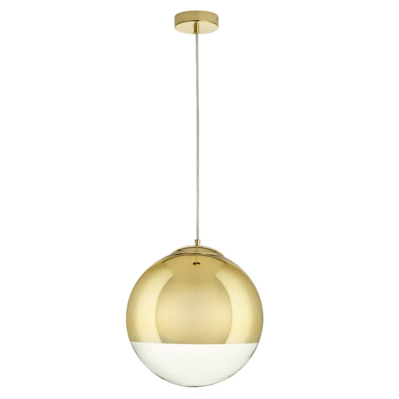 Dodaj do koszyka Lampa wisząca Flash MP1238-300 gold Step into Design 2xE27 60W Szkło Lustrzane Transparentny + Złoto