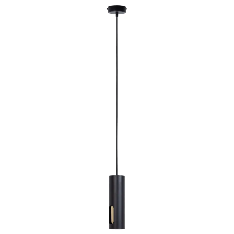 Lampa wisząca FLOW Sigma Lighting 1XGU10 MAX 10W LED Stal lakierowana Czarny/Czarny/Złoty Wybór klientów