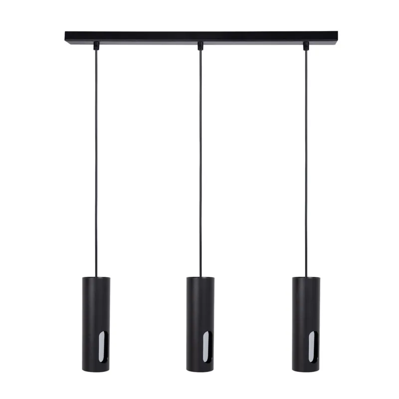 Hit sprzedaży Lampa wisząca FLOW Sigma Lighting 3XGU10 MAX 10W LED Stal lakierowana Czarny/Czarny/Srebrny