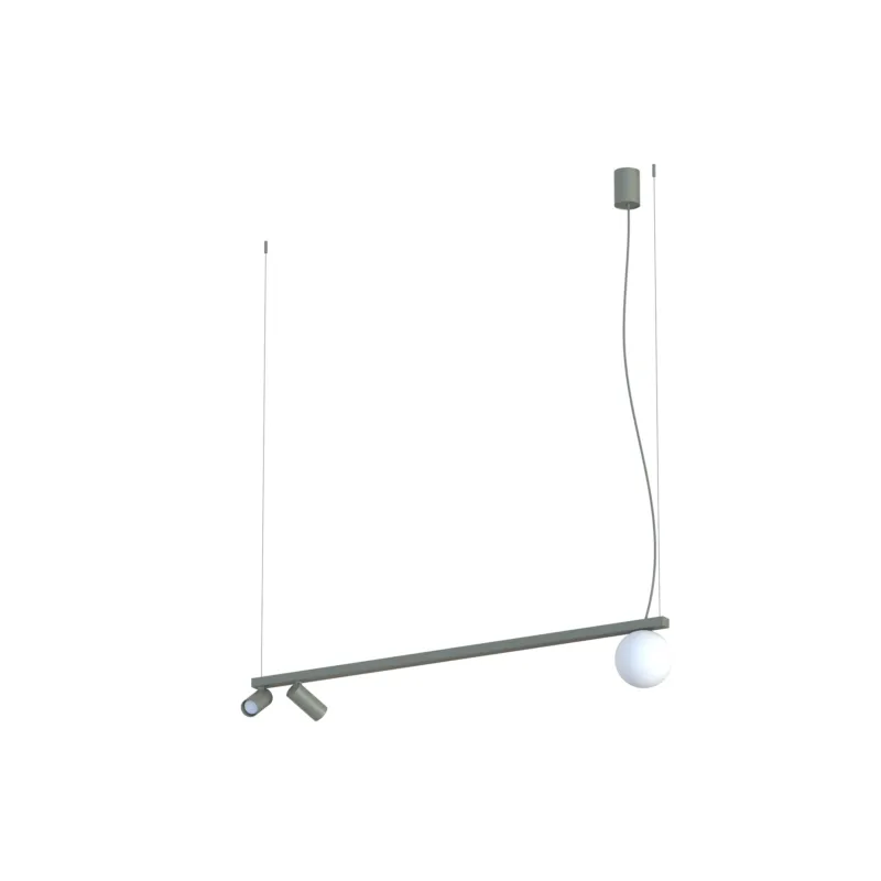 Lampa wisząca FOURTY 11471 Nowodvorski 3xGU10 R35, G9 10W only LED Aluminium lakierowane Umbra gray Tylko dziś