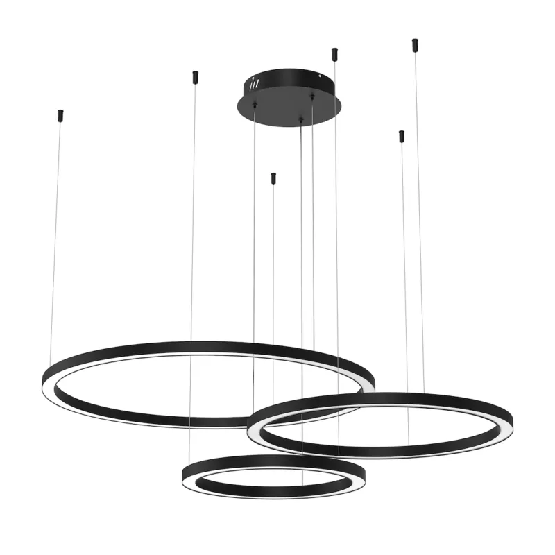 Wyjątkowa oferta Lampa wisząca GALAXIA ML8789 Milagro 85W LED Metal + Tworzywo Sztuczne Czarny