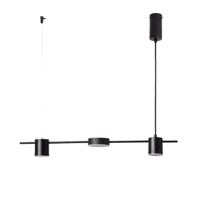 Dodaj do koszyka Lampa wisząca Gamorra ABR-LWL-GAM18W-C Abruzzo 3xLED Szkło, metal Czarny