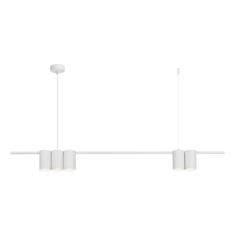 Kup online Lampa wisząca GENESIS ML0368 Milagro 5xGU10 max 8W LED Aluminium Biały