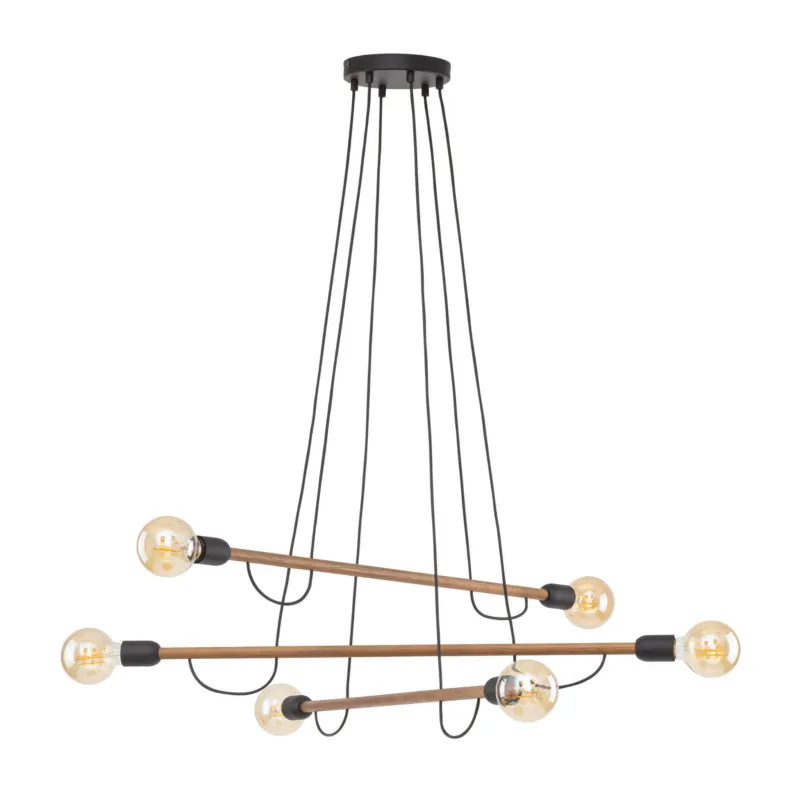 Rabat Lampa wisząca HELIX 4950 TK Lighting 6xE27 15W