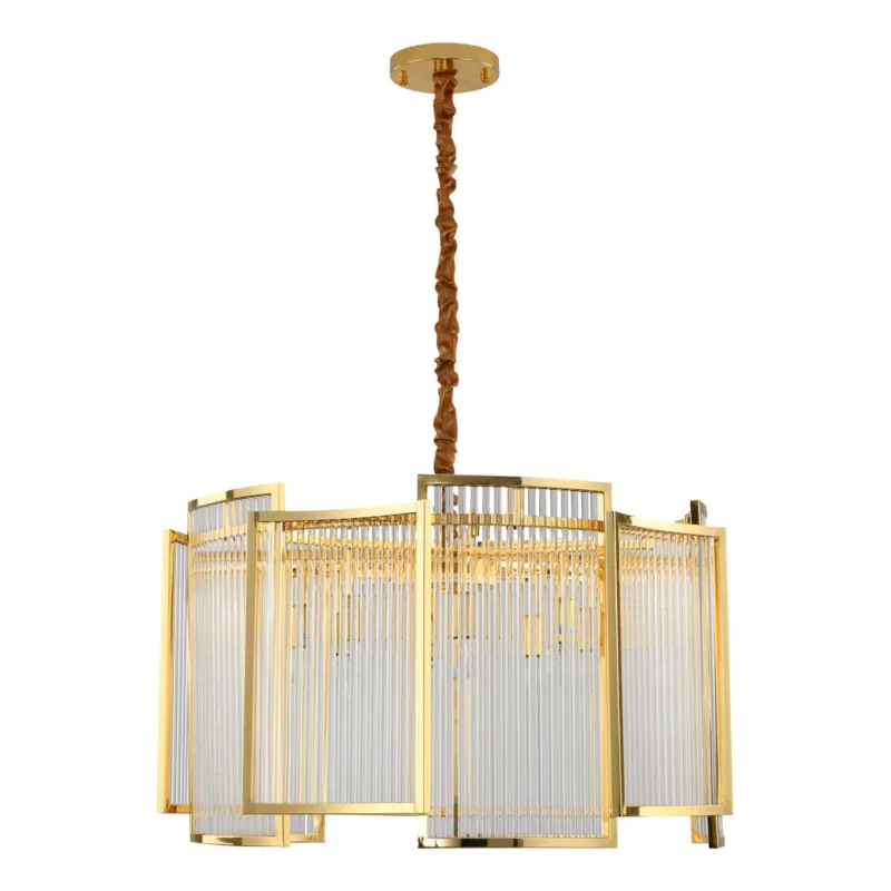 Dodaj do koszyka Lampa wisząca Imperio MP0098 gold Step into Design 8xE14 40W Stal/Kryształ Szklany K9 Złoty Połysk