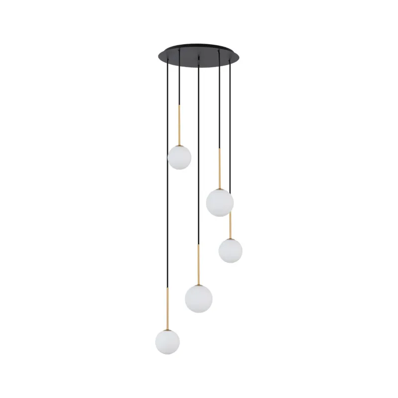 Lampa wisząca KARO 10303 Nowodvorski 5xG9 12W only LED Stal lakierowana Czarny Popularny