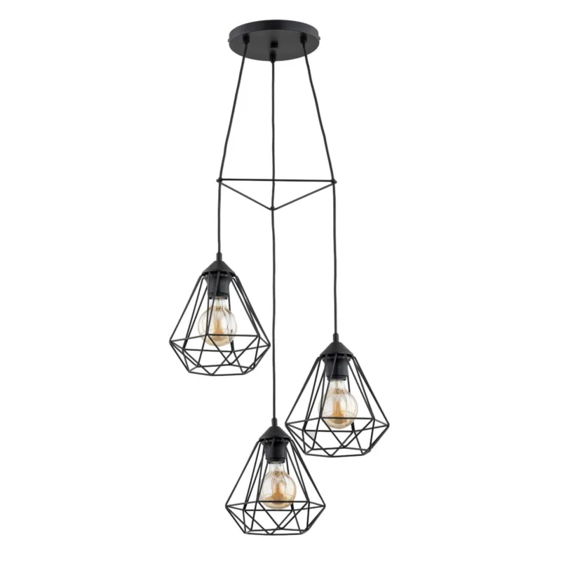 Super okazja Lampa wisząca Kosmos 62242 Alfa 3xE27 LED Metal/Tworzywo Czarny